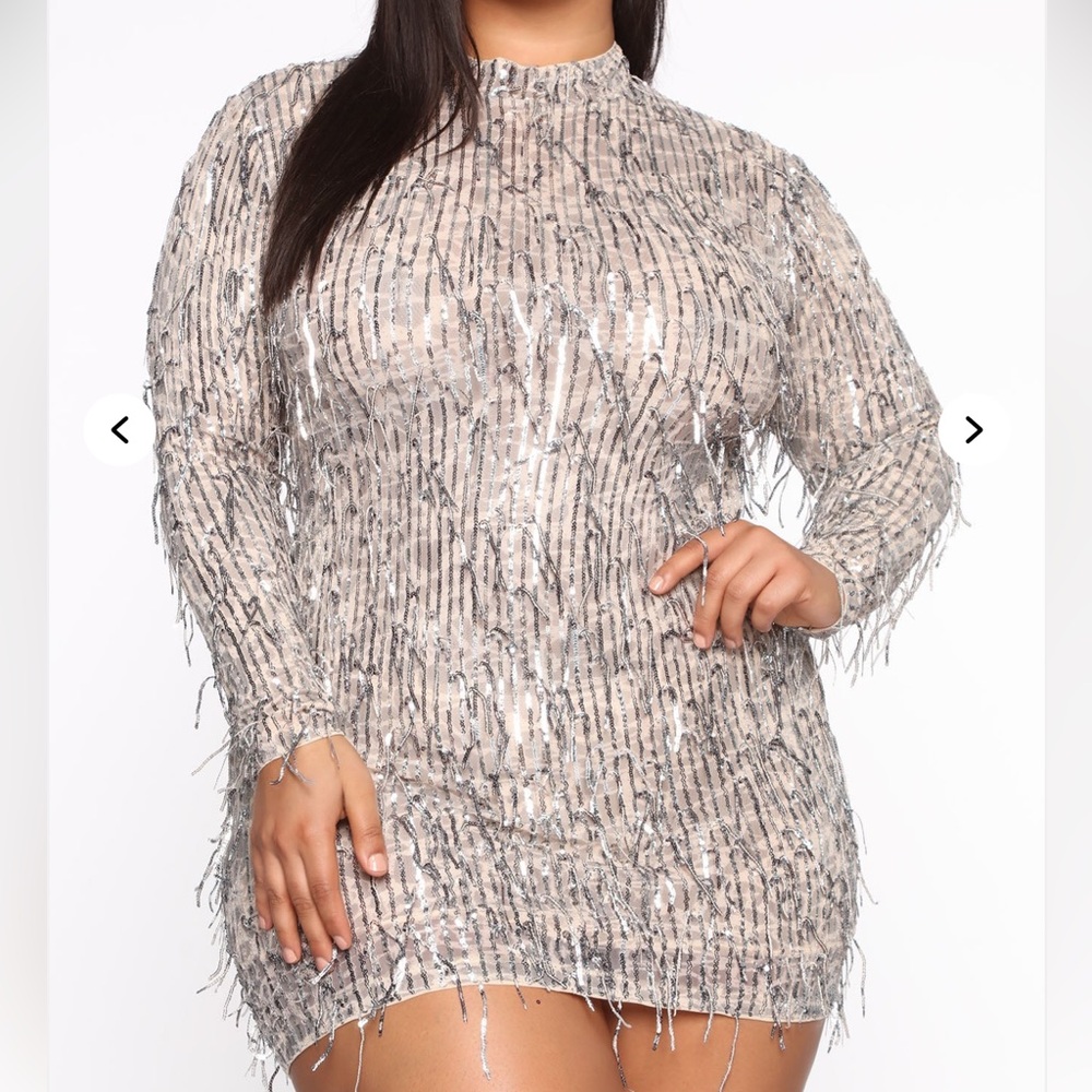 At The Disco Sequin Mini Dress